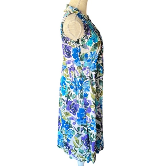 MAGGY LONDON POPLIN TRAPEZE W/TIE NECK DRESS KAYLA IN FLOWER
WORK - NWOT Size 0 - Picture 5 of 10
